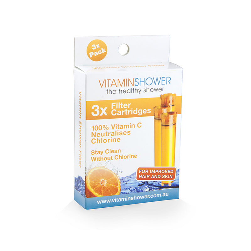 Vitamin Shower Filter Cartridges Pack of 3 free shipping