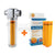 Universal Vitamin Shower Filter + Pack of 3 Vitamin Shower Longer Lasting Filter Cartridges